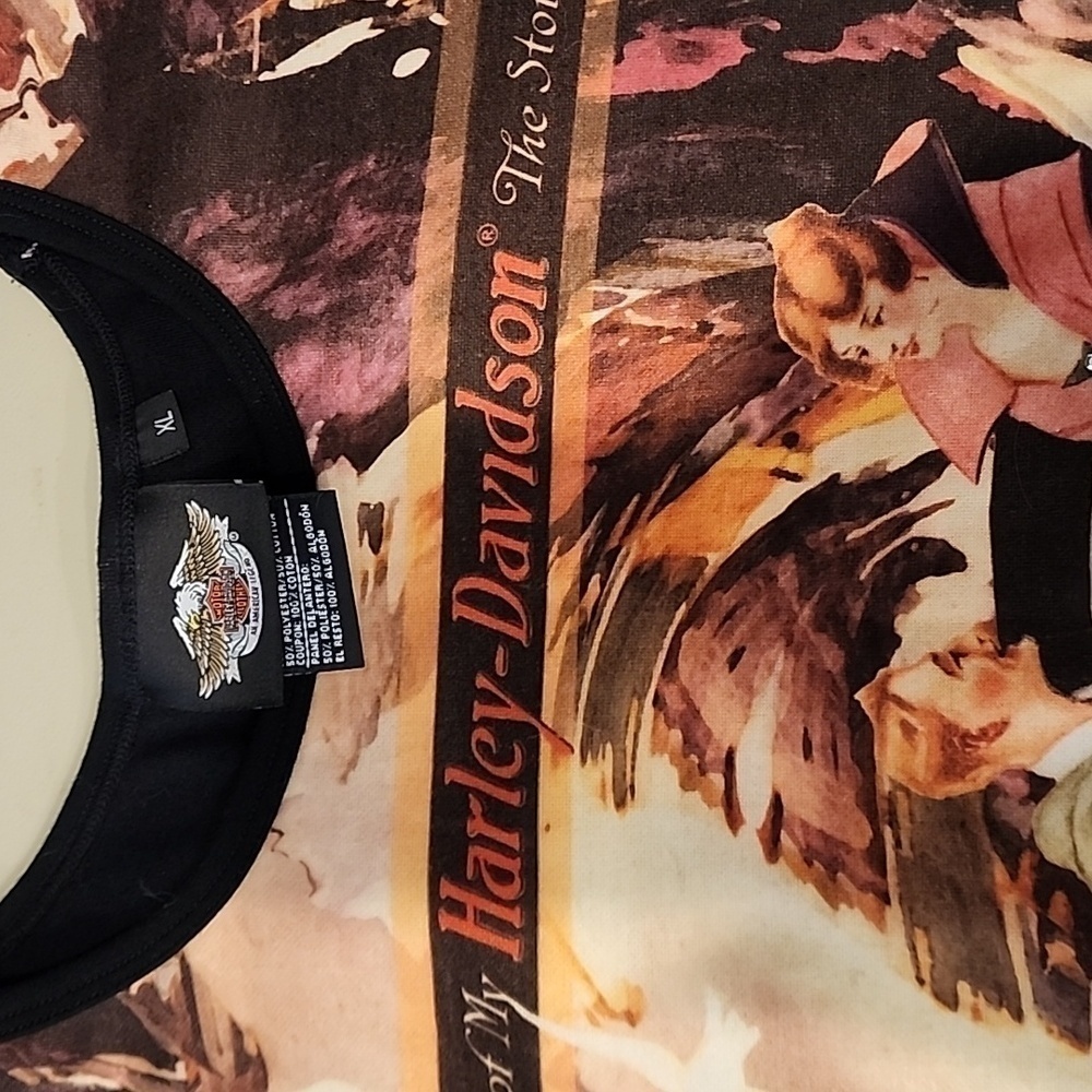 The story of My Harley Davidson long sleeve top XL - Picture 2 of 9